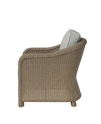Agio Sonetta 3-Piece Outdoor Club Chairs and End Table Set