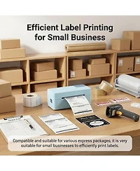 Swifint Thermal Shipping Label Printer, 4x6 Bluetooth Label Printer for Small Business, Wireless Label Maker, Works with iOS, Android