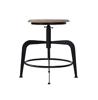 Butler Specialty Edison 20-27 in. Adjustable Seat Height Iron Bar Stool