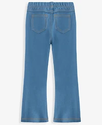 First Impressions Baby Girls' 3M-24M Mix & Match Knit Denim Jeggings, Macy's Exclusive