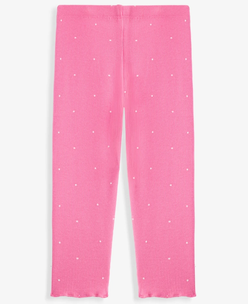 First Impressions Baby Girls' Mix & Match Dot-Print Rib Leggings, Macy's Exclusive