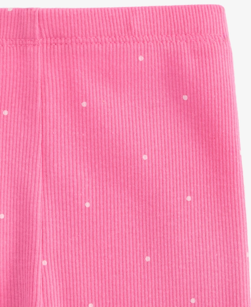 First Impressions Baby Girls' Mix & Match Dot-Print Rib Leggings, Macy's Exclusive