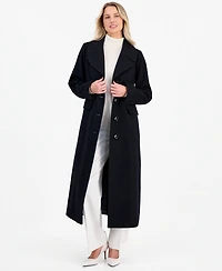 Anne Klein Women's Single-Breasted Maxi Coat