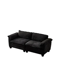 Streamdale Furniture Living Room Furniture Luxury Couch with Soft Chenille Upholstered Sofa