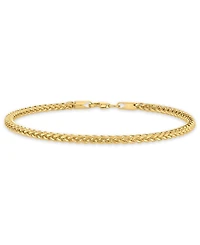 Macy's Diamond Cut Palmier Chain Bracelet in 10k Yellow Gold