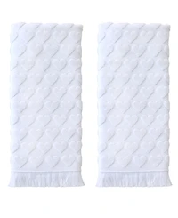 Skl Home Heart Jacquard Hand Towel 2-Pc.Hand Towel Set