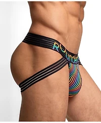 Rounderbum Men's Waveform Pride Lift Jockstrap
