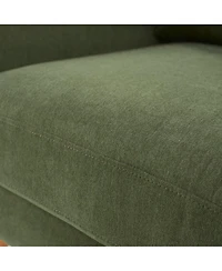 Streamdale Modern Upholstered Accent Chair with Back Pillow