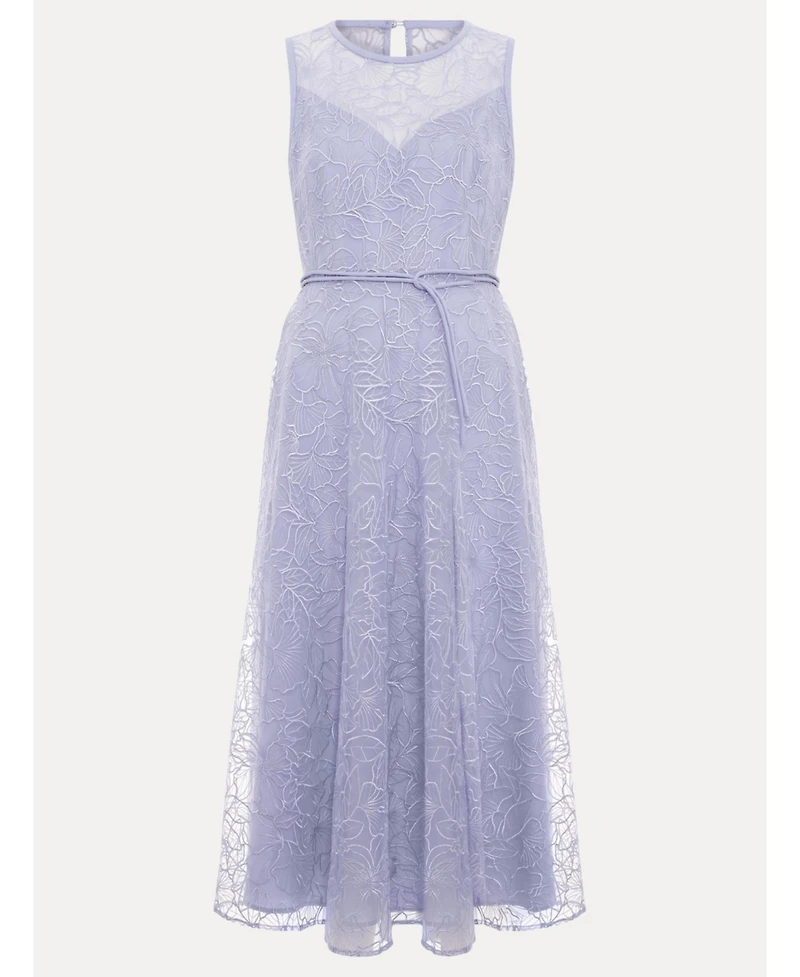 Phase Eight Women's Sakura Floral Embroidered Lace Dress