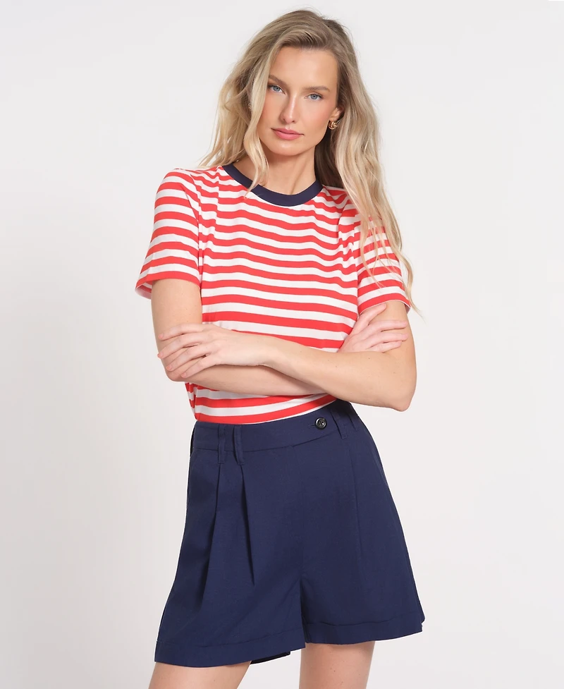 Isaac Mizrahi Women's Relaxed-Fit Shorts