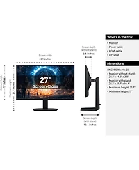 Sasmung 27-in Odyssey G6 G60F Qhd Gaming Computer Monitor, 350Hz
