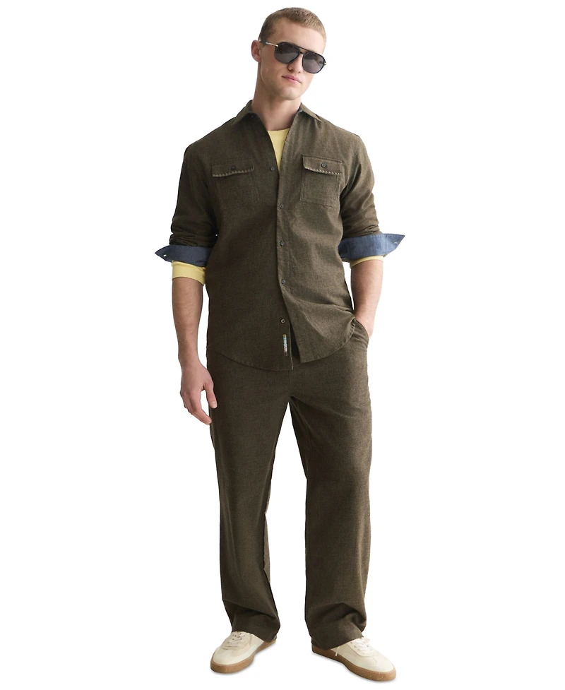 Scotch & Soda Men's Otis Melange Relaxed-Fit Jogger Pants