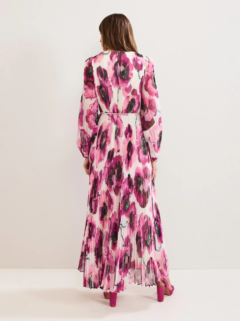 Phase Eight Women's Natalia Floral Pleated Maxi Dress