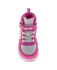 Disney Little Girls (6-12) Minnie Mouse High-Top Sneakers
