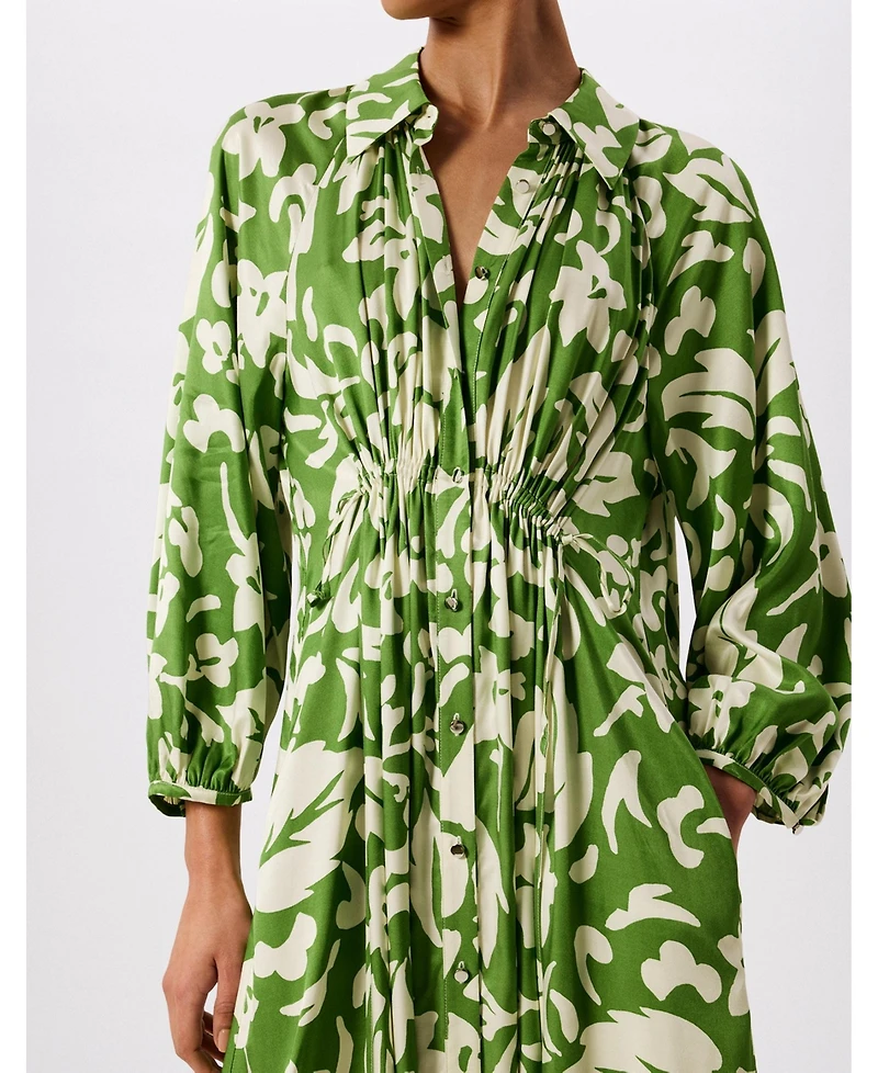 Whistles Women's Floral Trapeze Shirt Dress