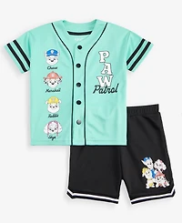Epic Threads Toddler Boys' (12M-5T) Paw Patrol Shirt & Shorts Set, Macy's Exclusive