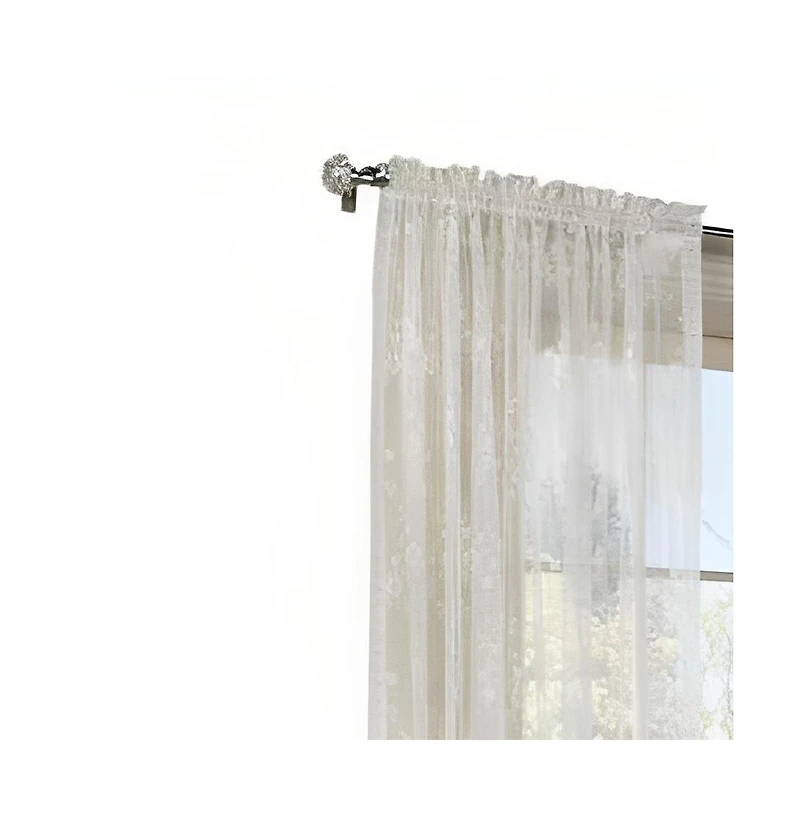 Habitat Mona Lisa Jacquard Lace Tailored Sheer Panel