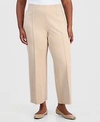Jm Collection Plus Wide-Leg Relaxed-Fit Pants, Macy's Exclusive