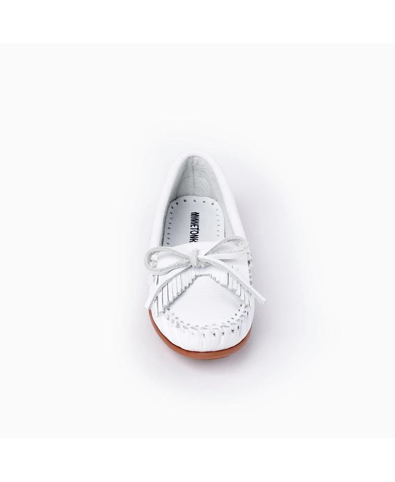 Minnetonka Women's Kilty Leather Moccasins