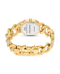 Swarovski Dextera Chain Swiss Crystal Bracelet Watch 44 x 20mm