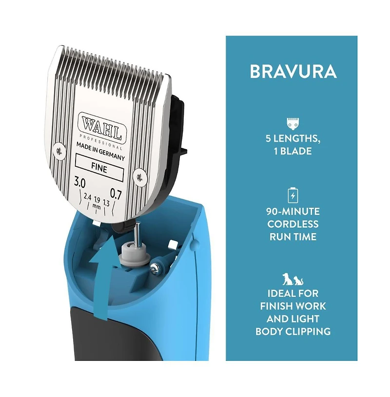 Wahl Professional Animal Bravura Lithium Ion Clipper