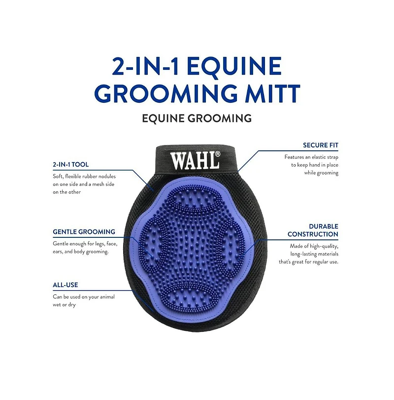 Wahl Professional Animal Equine Grooming Mitt