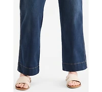 Style & Co Women's Shaping Wide-Leg Jeans, Macy's Exclusive