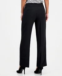 Kasper Petite Mid-Rise Wide Pants