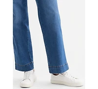 Style & Co Women's Shaping Pull-On Wide-Leg Jeans, Macy's Exclusive