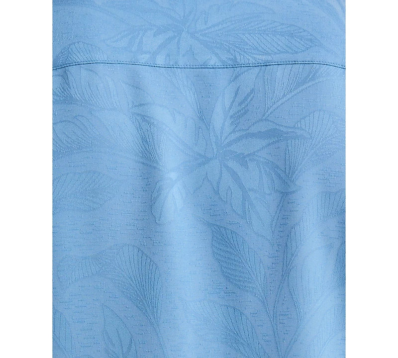 Cubavera Men's Palm Print Short-Sleeve Button-Down Shirt