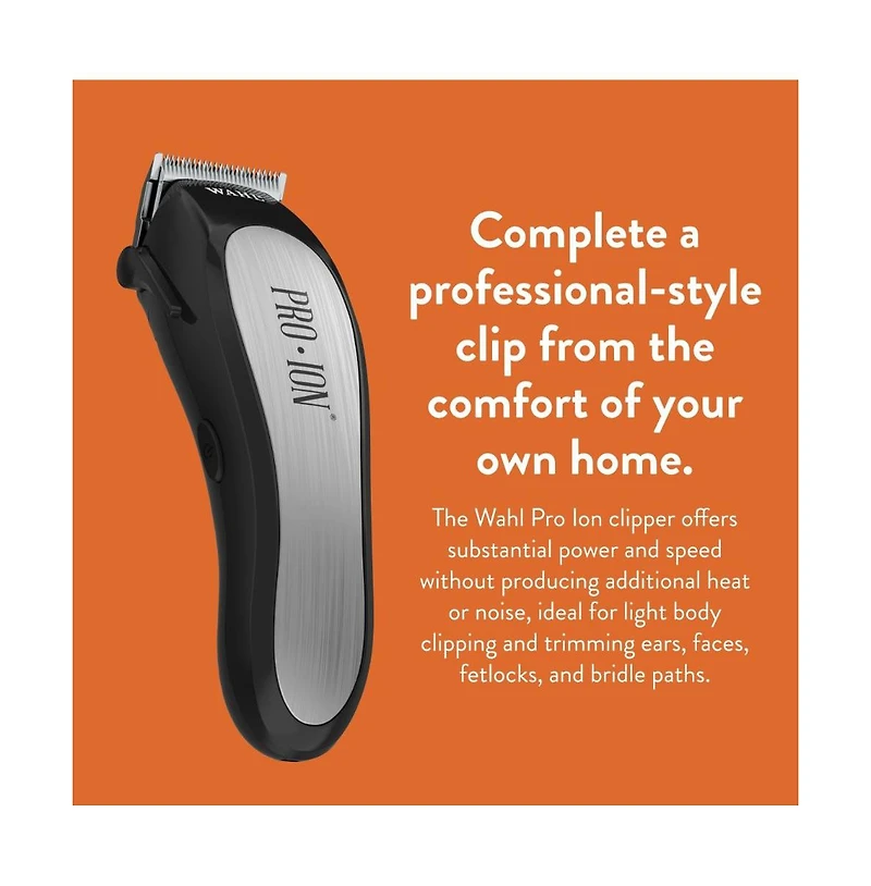 Wahl Professional Animal Pro Ion Equine Cordless Horse Clipper and Grooming Kit