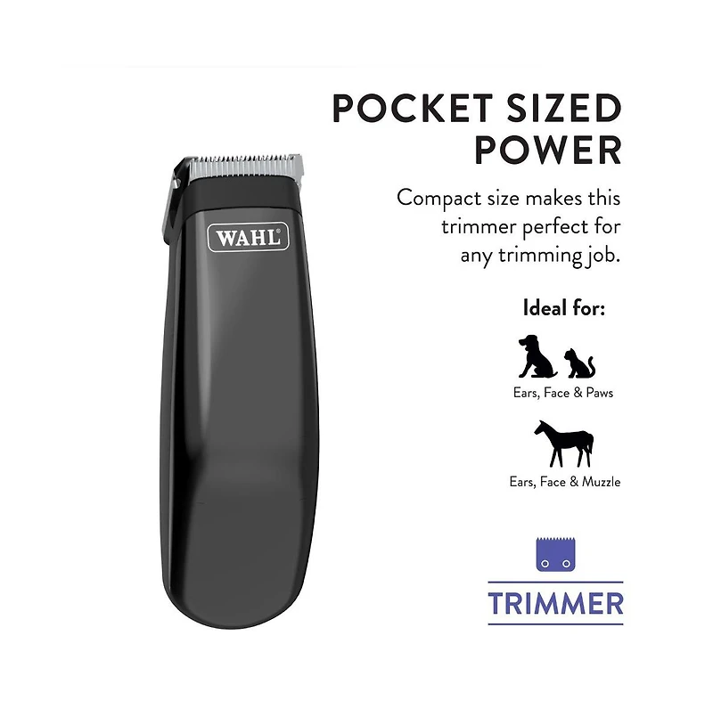 Wahl Professional Animal Super Pocket Pro Pet, Dog, and Cat Trimmer and Grooming Kit