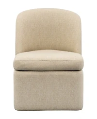 Ink+Ivy Lyra 23.5" Upholstered Dining Chair with Casters