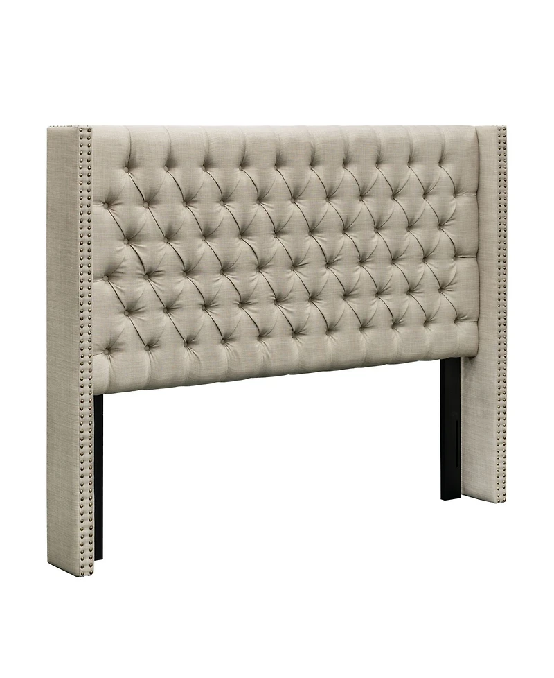 Madison Park Amelia 68.5" Wingback Upholstered Headboard