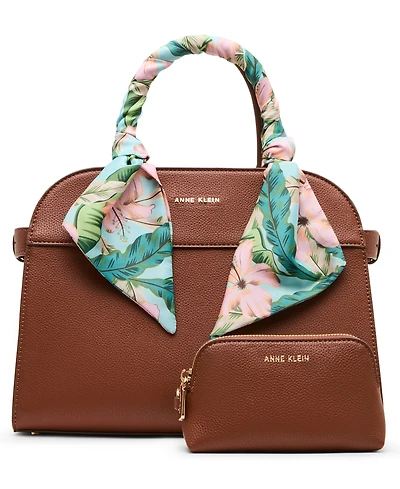Anne Klein Medium Rounded Satchel Handbag