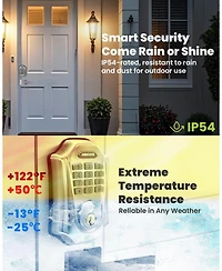 Zachvo Keyless-Entry Smartphone Bluetooth Deadbolt Smart Lock with Touch Keypad, Auto-Lock, IP54 Waterproof, Satin Nickel