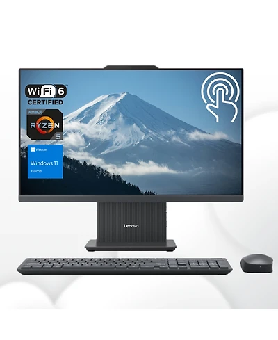 Lenovo IdeaCentre All-in-One Amd Ryzen Ram Amd Radeon Graphics Ssd Storage Windows Home