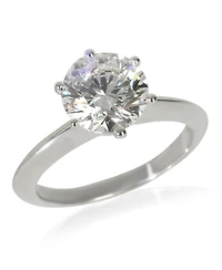 Pre-Owned Tiffany & Co 2.01 ct Round Brilliant Diamond Engagement Ring
