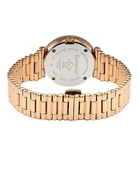 GV2 by Gevril Women's Burano Swiss Quartz Diamond Ip Stainless Steel Bracelet Watch