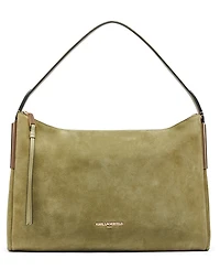Karl Lagerfeld Paris Valerie Suede Hobo