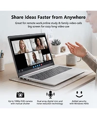 Hp Essential Traditional Laptop Intel Core i5 8GB Ram Intel Uhd Graphics 1TB Ssd Storage Windows 11 Home 60Hz