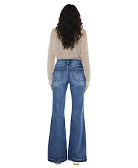 KanCan Essential Women's Avonlea High Rise Wide Flare Jeans