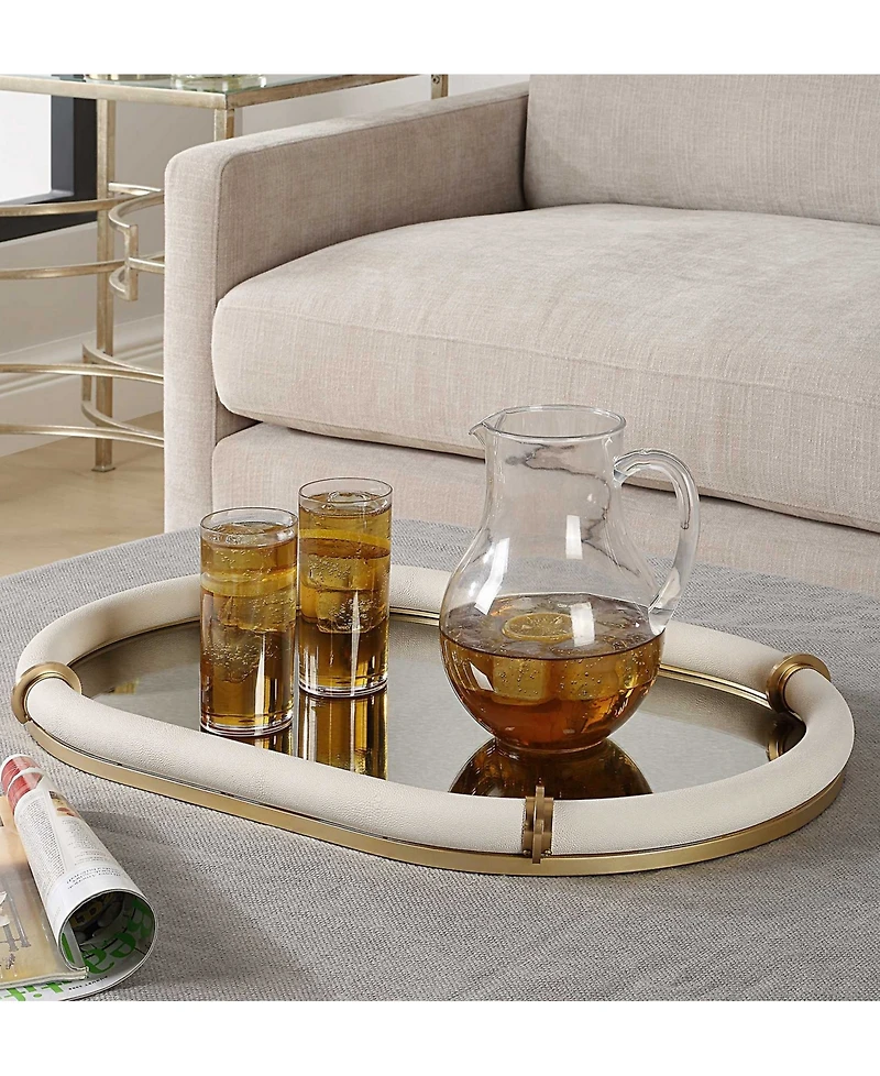 Uttermost Cyprus 16" Oval Tray