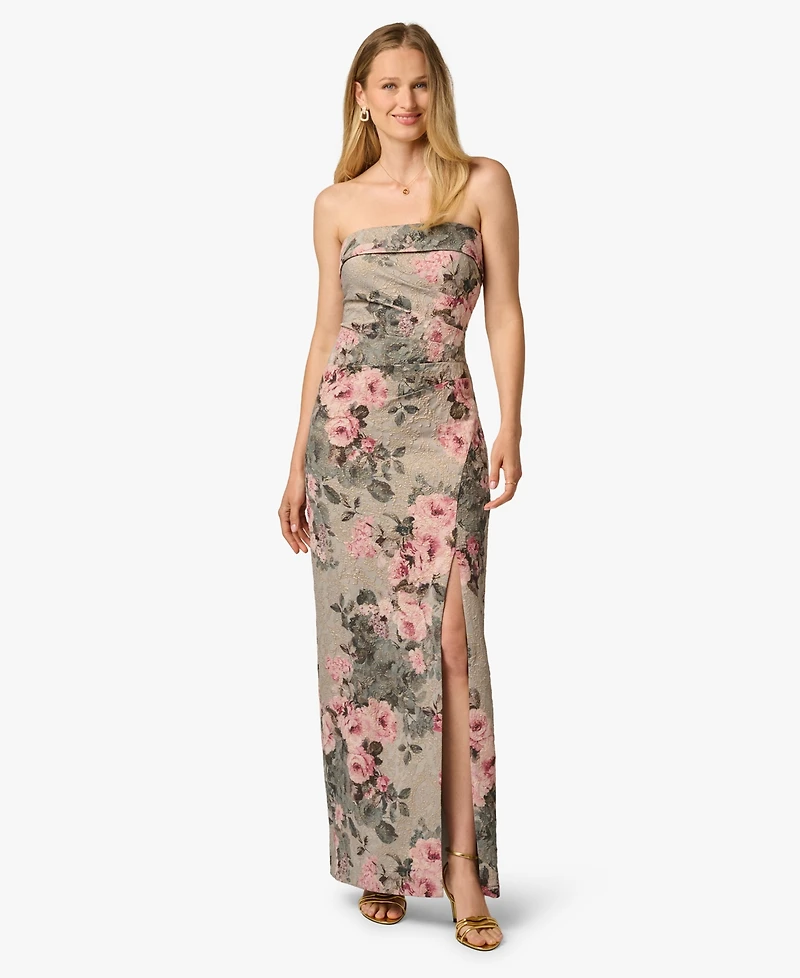 Adrianna Papell Women's Strapless Body Gown