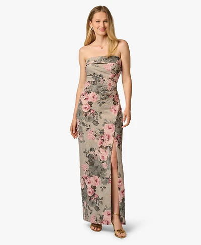 Adrianna Papell Women's Strapless Body Gown
