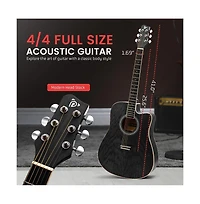 Pyle 41 Steel Strings Acoustic Guitar for Beginner and Adults