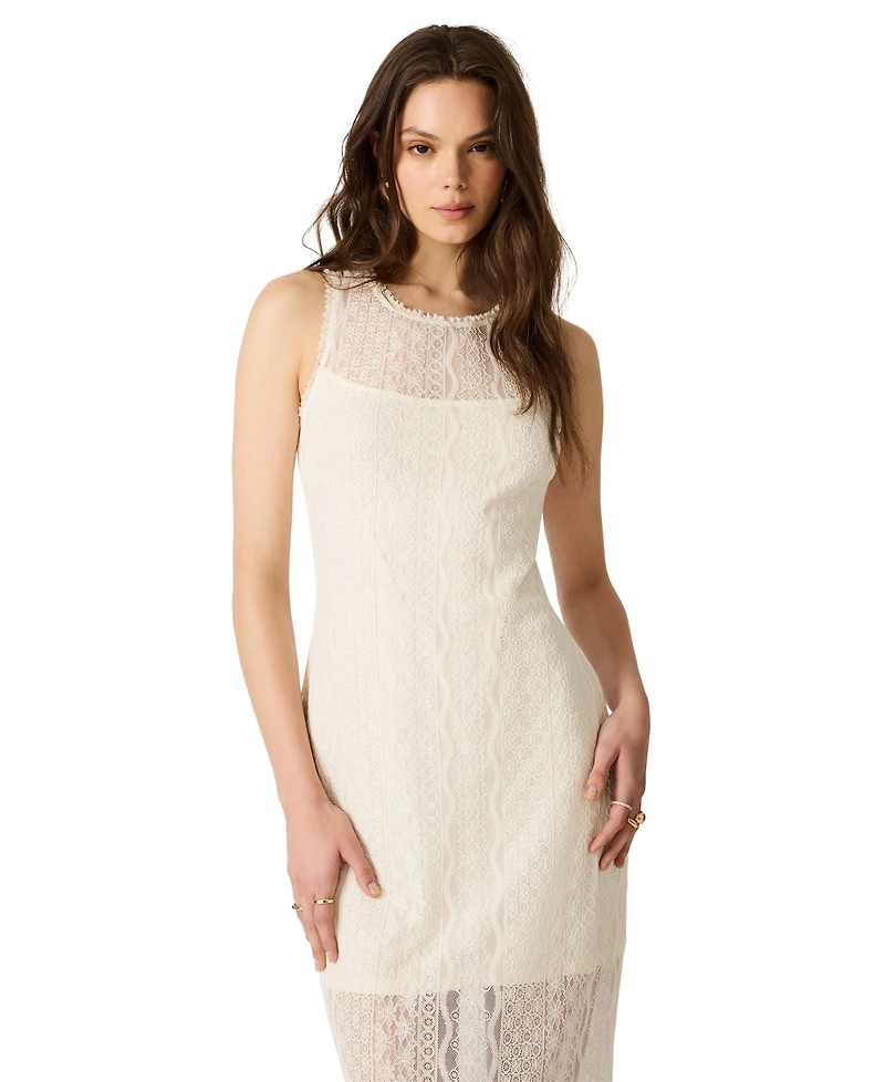 Steve Madden Women's Nyssa Crewneck Sleeveless Bodycon Dress