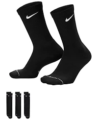 Nike Men's Everyday Elevated Crew Socks, 3-Pack