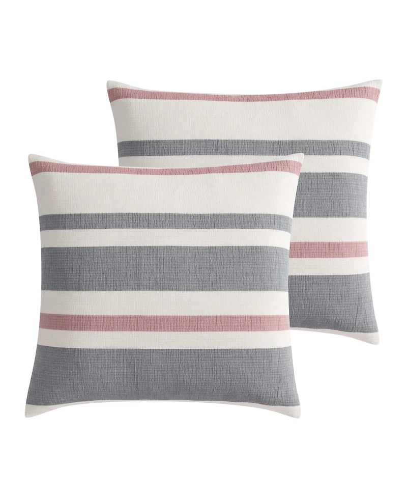 Levtex Home Pierre Cotton 2-Piece Sham Set, European