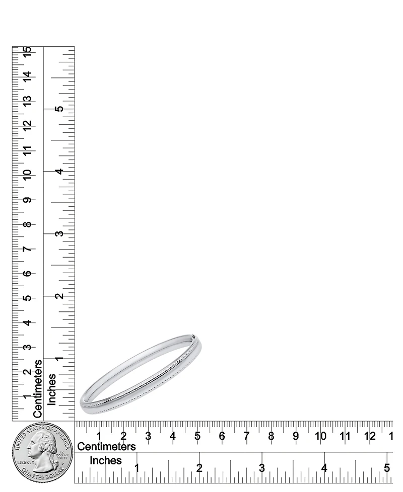 Macy's Kids' Bead Bangle in Sterling Silver